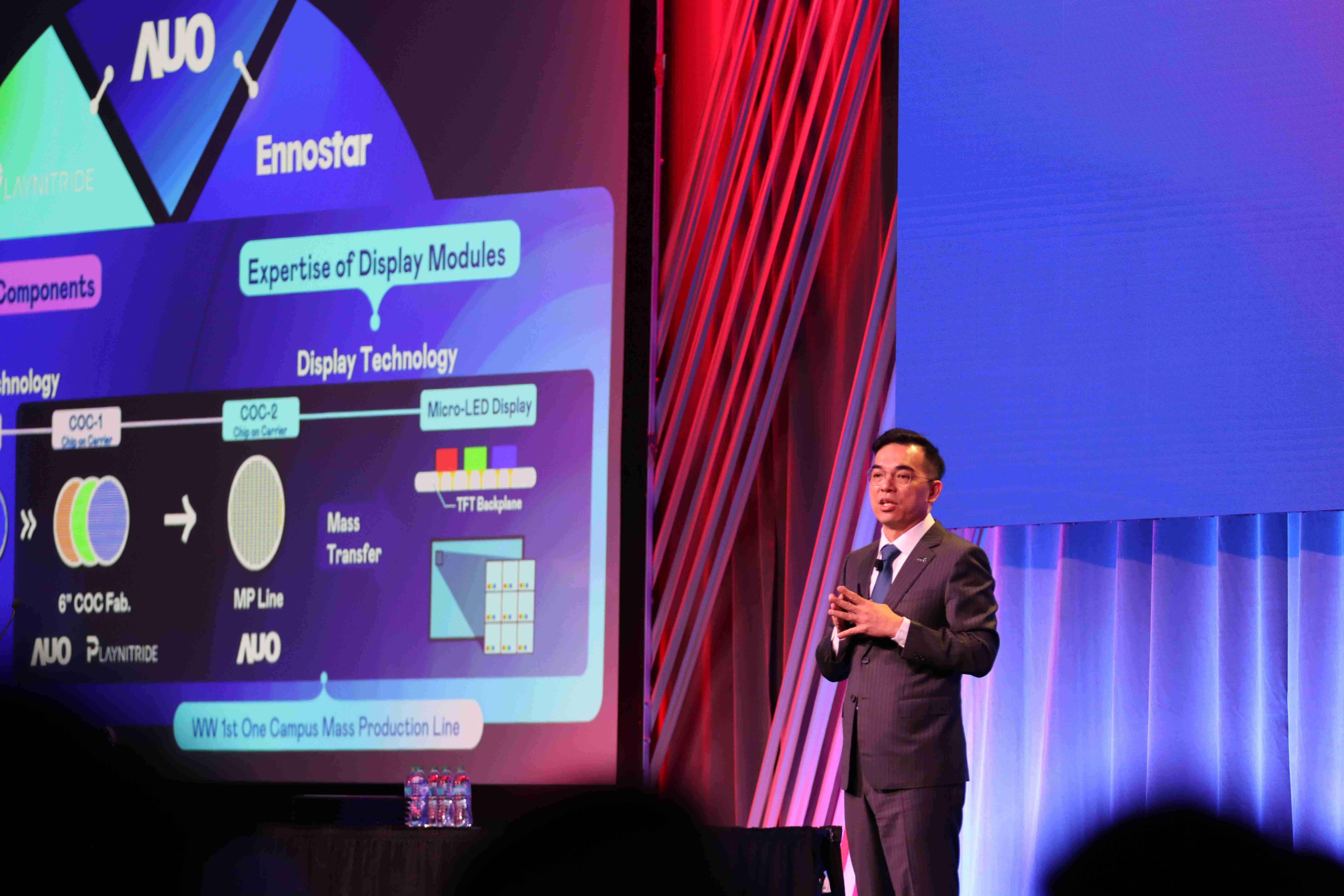 2025 SID显示周登场，，，银河集团光电执行长暨总经理柯富仁博士以〝Redefining Displays: Inspiring New Possibilities〞发表主题演说，，，，带领银河集团以智能显示解决方案先驱，，，透过AI赋能，，，重塑显示的视觉创新体验